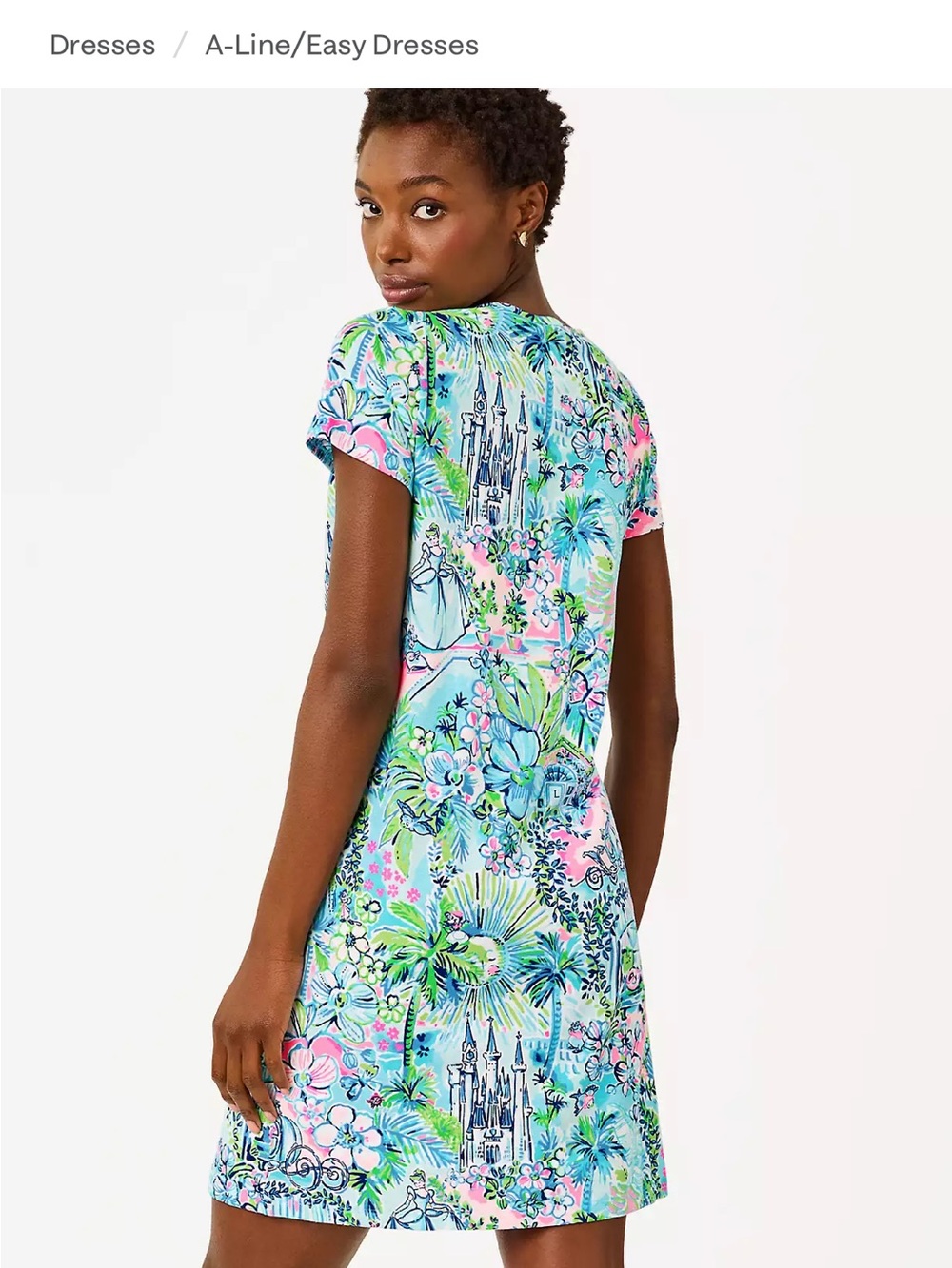 Disney Cinderella Lilly Pulitzer Etta Short Sleeve Dress - Picture 2 of 5
